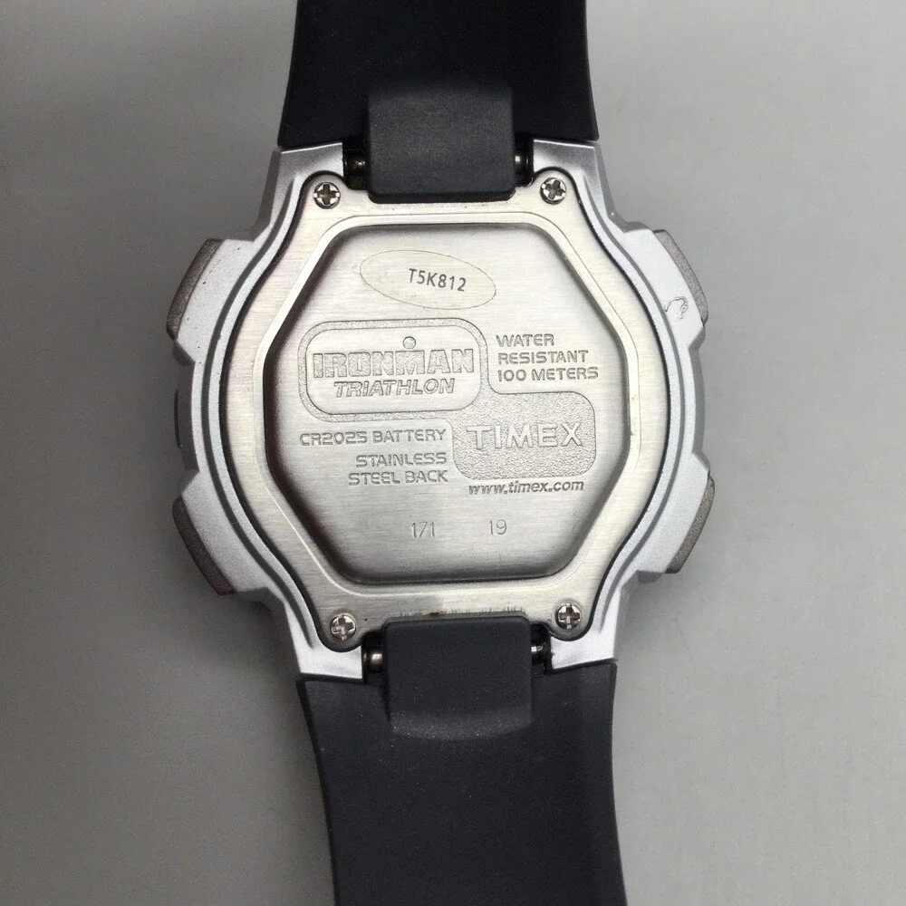 Timex Ironman Triathlon T5K812 Mens Digital Watch 41mm Black Purple